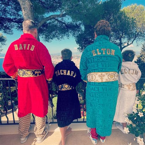 Versace personalized robe